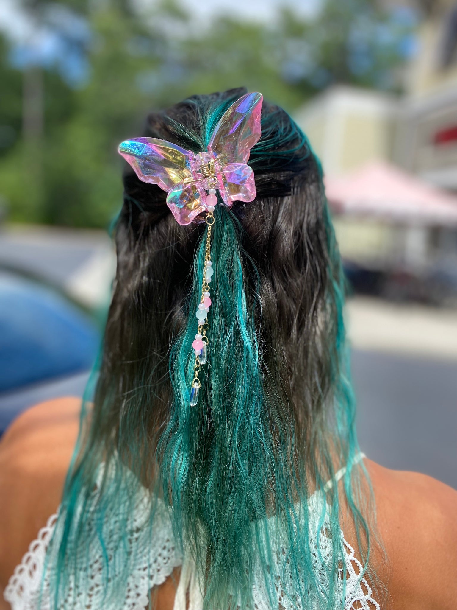 Rose Quartz Butterfly